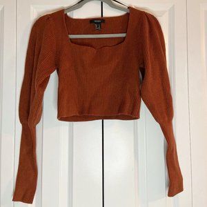 NEW Forever 21 cropped sweater